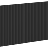 Mexen Rivel grooved front for bathroom cabinet body 50 x 43.5 cm, black matte - 91A20-0500-470-1-71