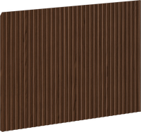 Mexen Rivel geriffelter Front für Badezimmerschrankkorpus 40 x 43,5 cm, Nussbaum - 91A20-0400-470-1-86