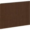 Mexen Rivel Front geriffelt für den Korpus des Badezimmerschranks 45 x 43,5 cm, Nuss - 91A20-0450-470-1-86
