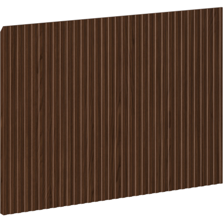 Mexen Rivel geribbelde voorkant voor wastafelonderkast 60 x 43,5 cm, walnoot - 91A20-0600-470-1-86
