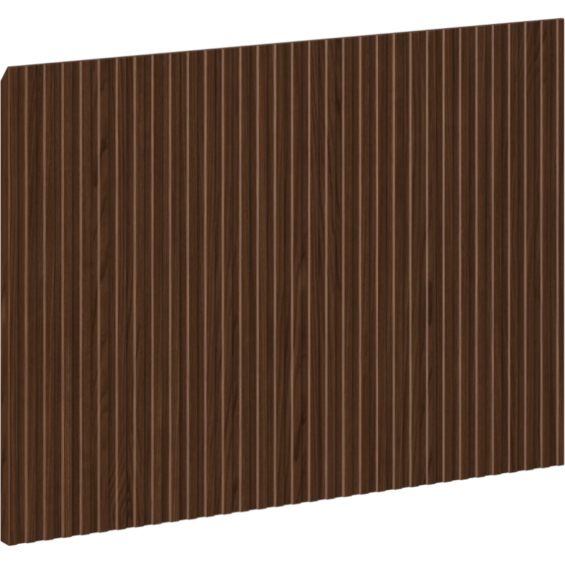 Mexen Rivel Front geriffelt für den Korpus des Badschranks 70 x 43,5 cm, Nuss - 91A20-0700-470-1-86