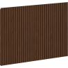Mexen Rivel front ryflowany do korpusu szafki łazienkowej 70 x 43,5 cm, orzech - 91A20-0700-470-1-86