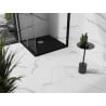 Mexen Stone+ composite square shower tray 80 x 80 cm, black - 44708080