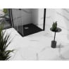 Mexen Stone+ composite square shower tray 80 x 80 cm, black - 44708080