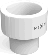 Mexen PPR mufa redukcyjna zgrzewana do rur PPR 40 x 32, PN25 - W97321-4032-00