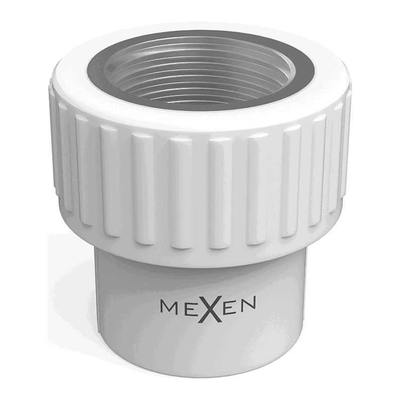 Mexen PPR geschweißte Reduktion für PPR-Rohre 20 x 1/2 IG - W97322-2012F-00