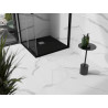 Mexen Stone+ composite square shower tray 90 x 90 cm, black - 44709090