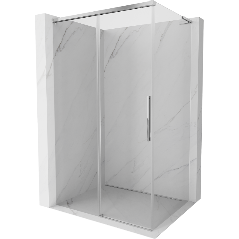 Mexen Rox L Duschkabine Schiebetür 100 x 70 cm, transparent, chrom - 8C2L-100-070-01-00