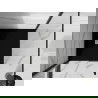 Mexen Stone+ kwadratische composiet douchebak 90 x 90 cm, zwart - 44709090