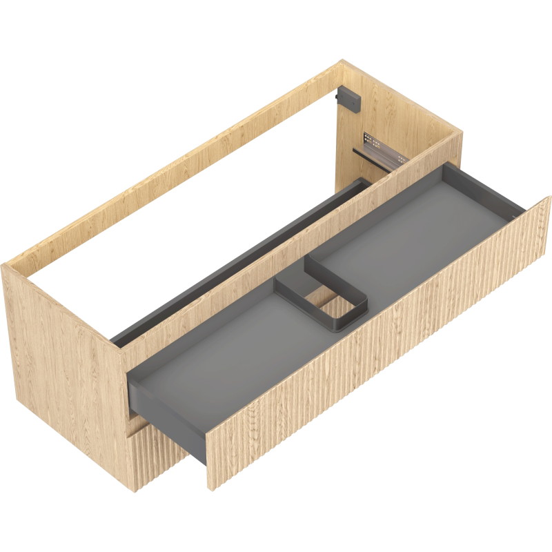 Mexen Rivel vannitoakapp valamu alla 120 cm, 2 sahtlit, soonik , tamm - 91A20-12047-2-BFF81
