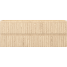 Mexen Rivel badkameronderkast 120 cm, 2 laden, geribbeld, eiken - 91A20-12047-2-BFF81