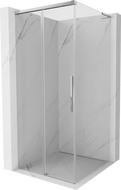 Mexen Rox L cabina doccia scorrevole 95 x 95 cm, trasparente, cromo - 8C2L-095-095-01-00