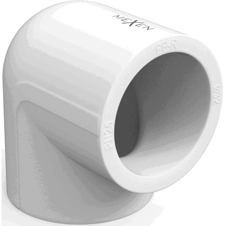Mexen PPR kolano 90° zgrzewane do rur PPR 40 x 40, PN25 - W97324-4040-00