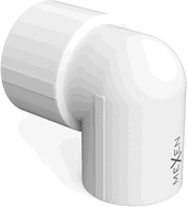 Mexen PPR cotovelo redutor 90° soldado para tubos 32 x 25, PN25 - W97325-3225-00