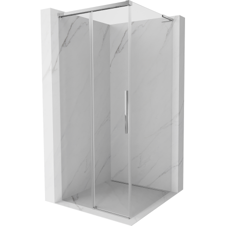 Mexen Rox L Duschkabine Schiebetür 120 x 120 cm, transparent, Chrom - 8C2L-120-120-01-00
