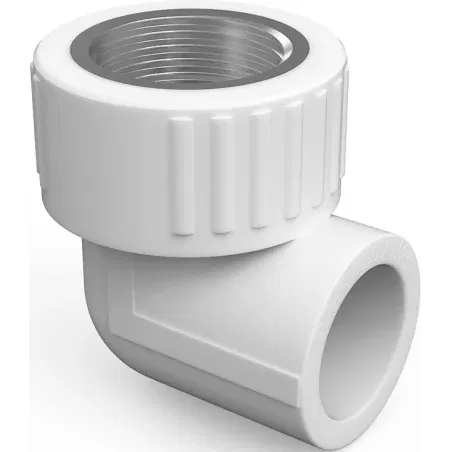 Mexen PPR 90° weldable elbow for PPR pipes 32 x 3/4 FF - W97326-3234F-00