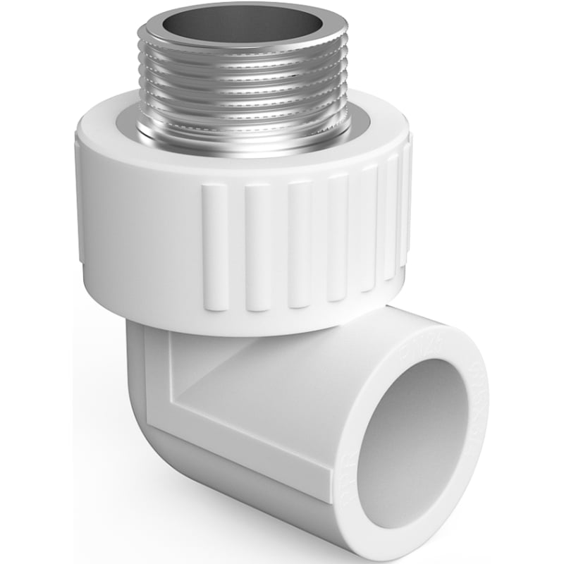 Mexen PPR kolano 90° zgrzewane do rur PPR 20 x 3/4 GZ - W97327-2034M-00