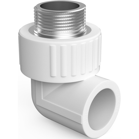 Mexen PPR kolano 90° zgrzewane do rur PPR 25 x 1/2 GZ - W97327-2512M-00