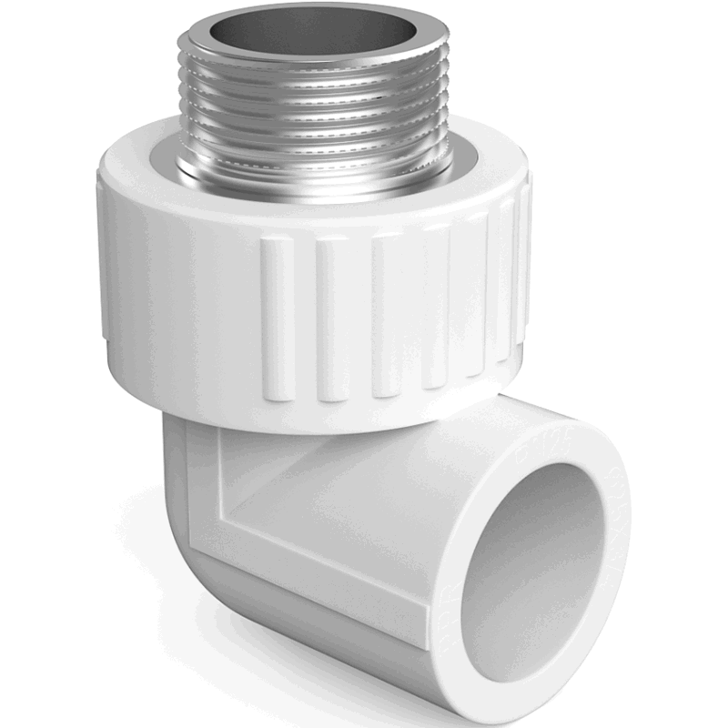 Mexen PPR kolano 90° zgrzewane do rur PPR 40 x 5/4 GZ - W97327-4054M-00