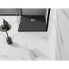 Mexen Pierre+ receveur de douche composite carré 70 x 70 cm, anthracite - 44717070
