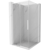 Mexen Rox L Duschkabine Schiebetür 120 x 120 cm, transparent, weiß - 8C2L-120-120-20-00