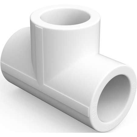 Mexen PPR geschweißtes T-Stück für PPR Rohre 40 x 40 x 40, PN25 - W97330-404040-00
