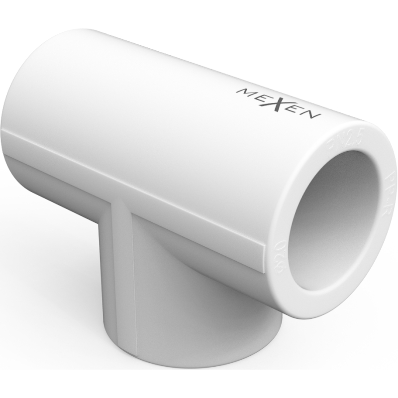 Mexen PPR tee saldato per tubi PPR 50 x 50 x 50, PN25 - W97330-505050-00