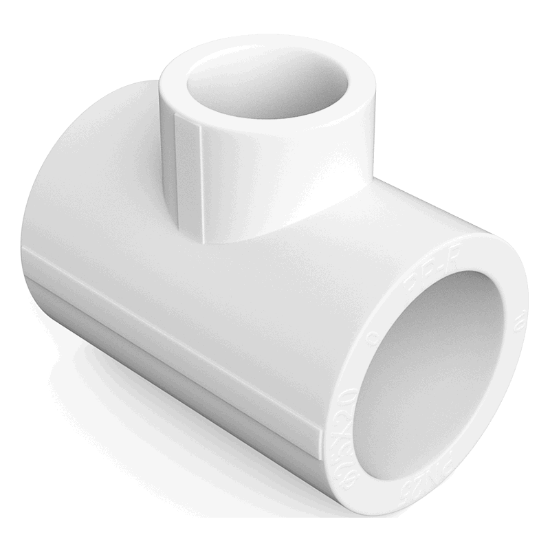 Mexen PPR Reduzier-T-Stück verschweißt für PPR-Rohre 50 x 20 x 50, PN25 - W97331-502050-00