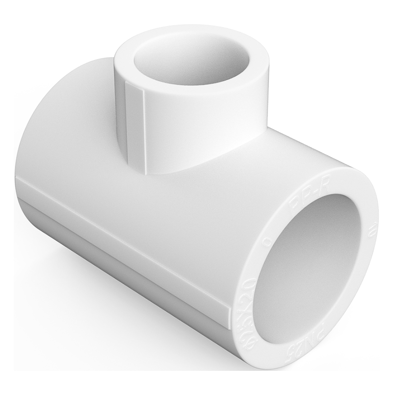 Mexen PPR gereduceerde gelaste T-stuk voor PPR-buizen 50 x 32 x 50, PN25 - W97331-503250-00