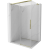 Mexen Rox L Duschkabine schiebbar 110 x 85 cm, transparent, gold - 8C2L-110-085-50-00