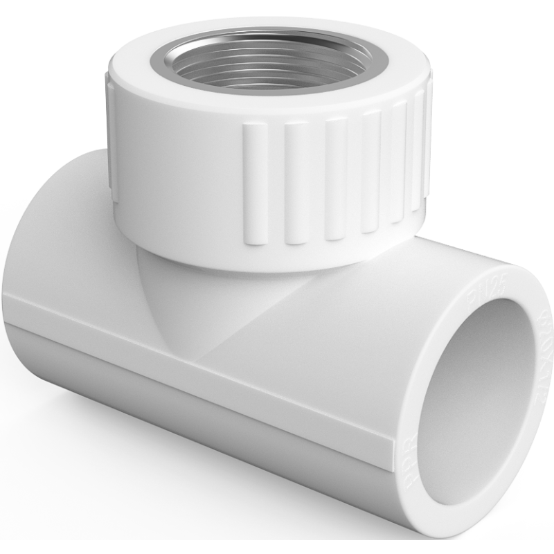 Mexen PPR T-Stück verschweißt für PPR-Rohre 20 x 3/4 IG x 20 - W97332-2034F20-00