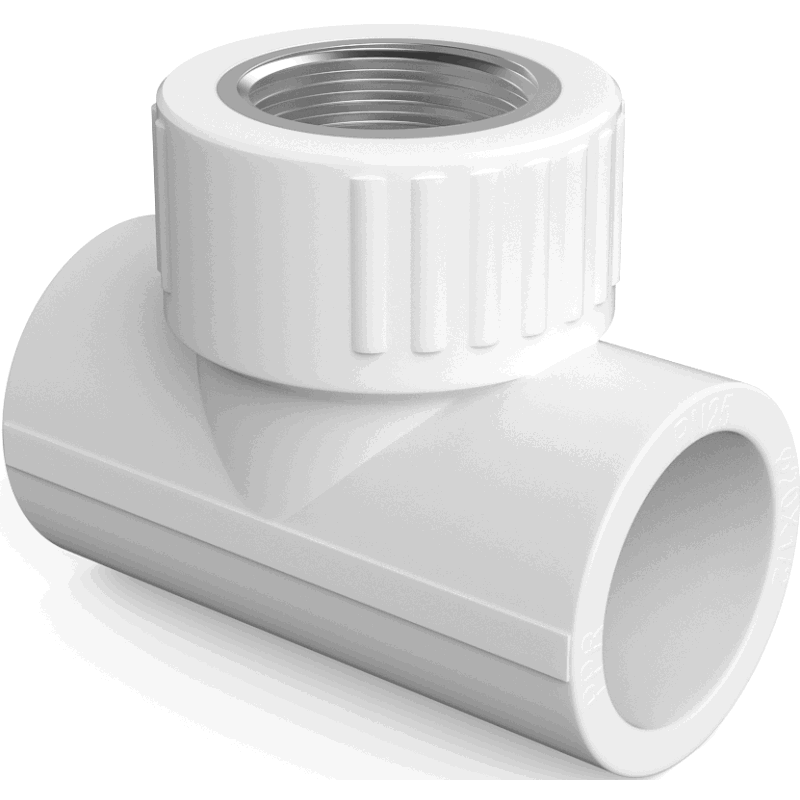 Mexen PPR hitsattu t-haara putkille 25 x 3/4 GW x 20 - W97332-2534F20-00