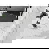 Mexen Stone+ vierkante composiet douchebak 100 x 100 cm, antraciet - 44711010