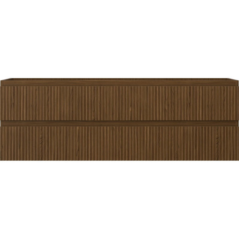 Mexen Rivel vannitoakapp valamu alla 140 cm, 2 sahtlit, sooneline, pähkel - 91A20-14047-2-BFF86