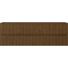 Mexen Rivel Badezimmerunterschrank 140 cm, 2 Schubladen, geriffelt, Nussbaum - 91A20-14047-2-BFF86