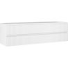 Mexen Rivel Badezimmermöbel 160 cm, 2 Schubladen, geriffelt, weiß matt - 91A20-16047-2-BFF01
