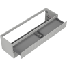Mexen Rivel 160 cm aluskapp, 2 sahtlit, sooneline, hall matt - 91A20-16047-2-BFF62