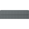 Mexen Rivel badkamerkast onder wastafel 160 cm, 2 lades, gegroefd, grafiet mat - 91A20-16047-2-BFF66