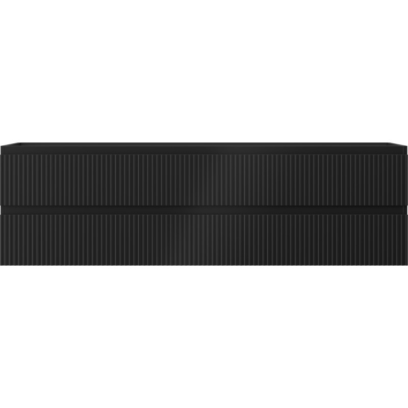 Mexen Rivel vannitoaalus 160 cm, 2 sahtlit, sooneline, must matt - 91A20-16047-2-BFF71
