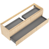 Mexen Rivel vannitoa kapp 160 cm, 2 sahtlit, rihveldatud, tamm - 91A20-16047-2-BFF81