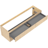 Mexen Rivel Badezimmerunterschrank 160 cm, 2 Schubladen, geriffelt, Eiche - 91A20-16047-2-BFF81