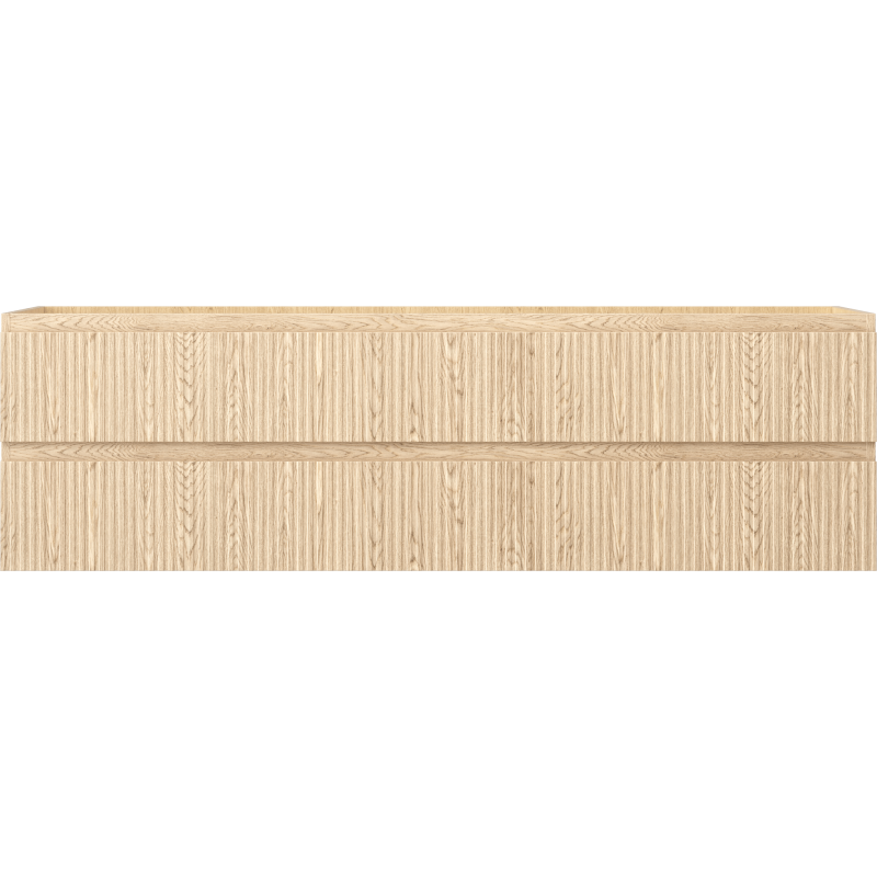 Mexen Rivel Buedzëmmerënnerschaf 160 cm breet, 2 Schiefen, riffelt, Eech - 91A20-16047-2-BFF81