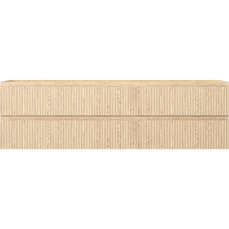 Mexen Rivel kupaonski ormarić ispod umivaonika 160 cm, 2 ladice, rebrasta, hrast - 91A20-16047-2-BFF81