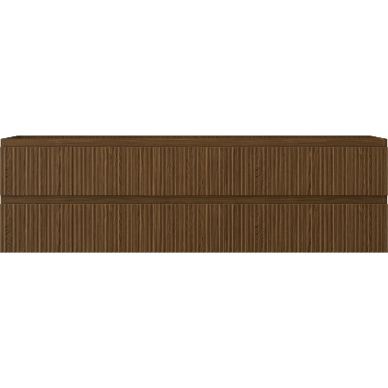 Mexen Rivel vannitoakapp kraanikausi alla 160 cm, 2 sahtlit, sooniline, pähkel - 91A20-16047-2-BFF86