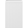 Mexen Rivel Badezimmerschrank für Waschbecken 30 cm, 1 Tür, gerillt, weiß matt - 91A21-03047-1-BF01