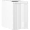 Mexen Rivel armoire de salle de bains sous-lavabo 30 cm, 1 porte, cannelée, blanc mat - 91A21-03047-1-BF01