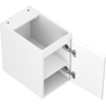 Mexen Rivel armoire de salle de bains sous-lavabo 30 cm, 1 porte, cannelée, blanc mat - 91A21-03047-1-BF01