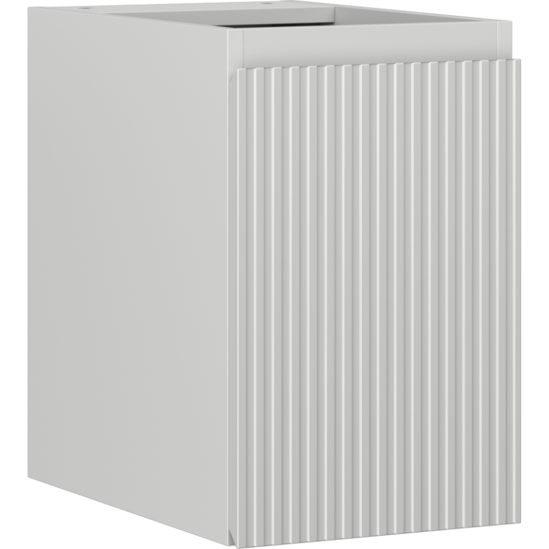 Mexen Rivel armario de baño debajo del lavabo de 30 cm, 1 puerta, estriado, gris mate - 91A21-03047-1-BF62