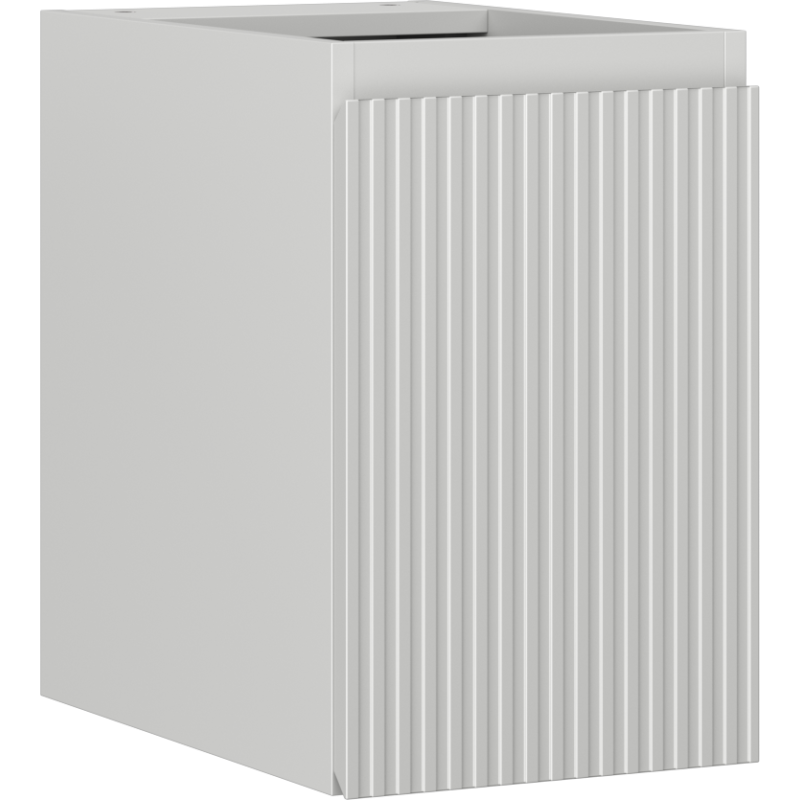 Mexen Rivel Badezimmerwaschtischunterschrank 30 cm, 1 Tür, geriffelt, Grau matt - 91A21-03047-1-BF62