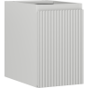 Mexen Rivel armario de baño debajo del lavabo de 30 cm, 1 puerta, estriado, gris mate - 91A21-03047-1-BF62